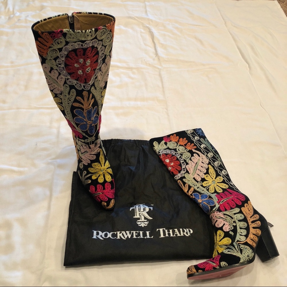 Rockwell Tharp Embroidered Boots
